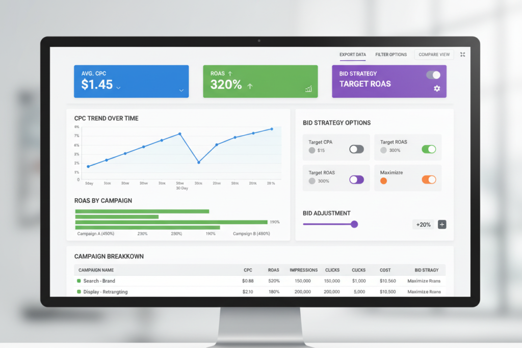Google Ads bid and budget audit