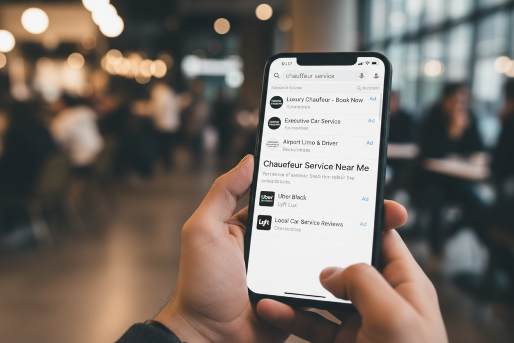 chauffeur booking search UK