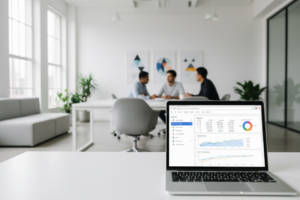 Google Ads dashboard showing analytics and PPC campaign performance