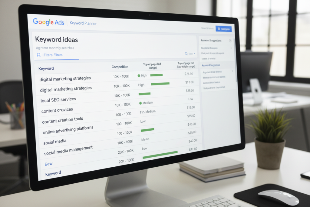 Google Ads Keyword Planning