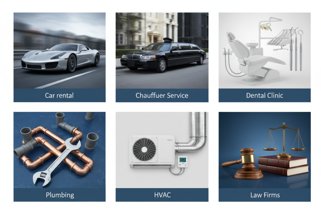 industries served by Google Ads agency