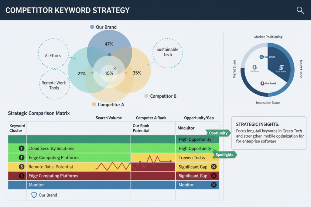 Prioritized keyword list