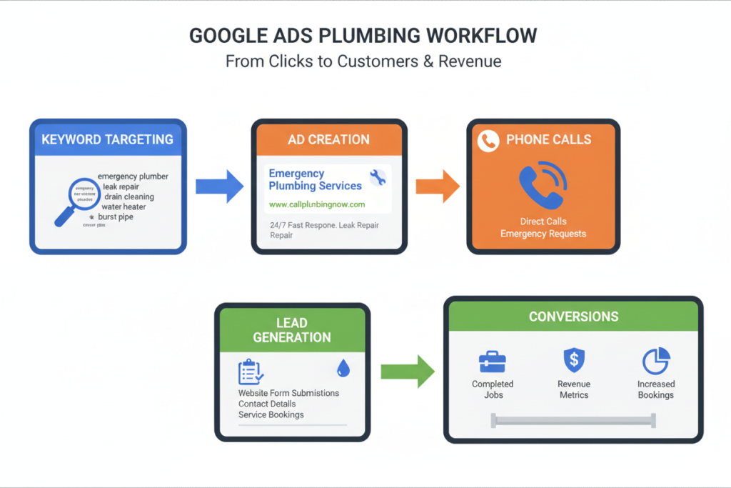 plumbing Google Ads strategy